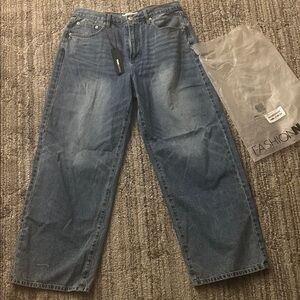 Fashion Nova Men's Relaxed Denim Jeans
